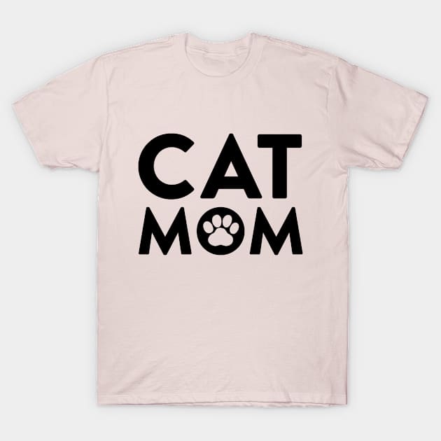 Cat Mom T-Shirt by Tennifer